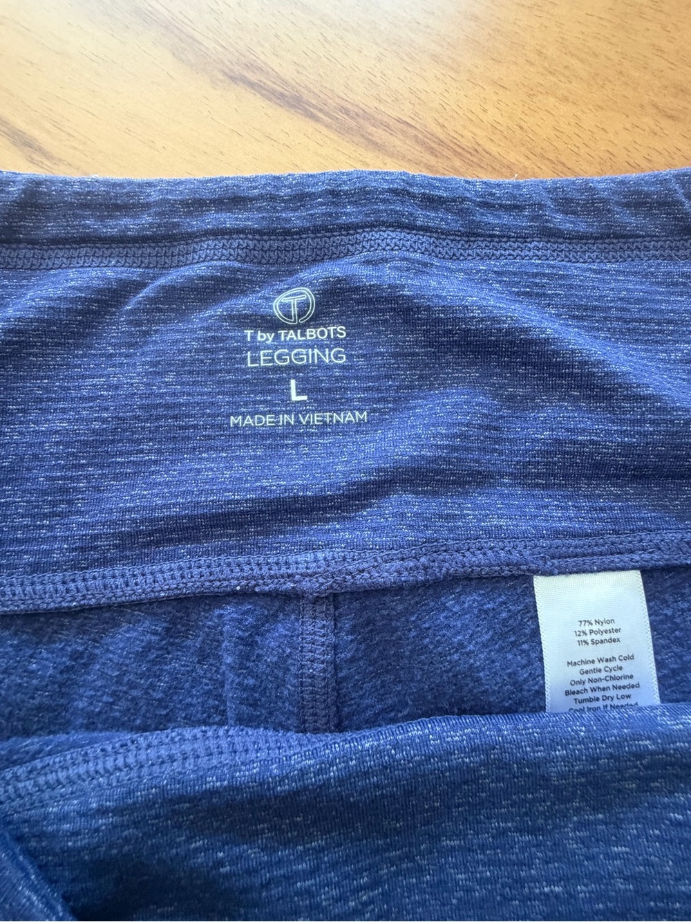 Talbots Blue Heathered Leggings